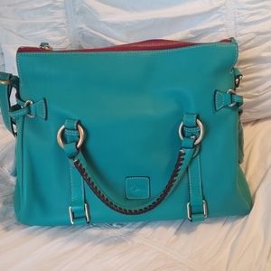 Dooney & Bourke Medium Raleigh Satchel in JADE
